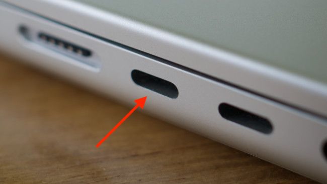 USB-C (Thunderbolt 4) port on a 2021 MacBook Pro