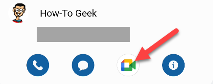 Tap the Google Meet icon.
