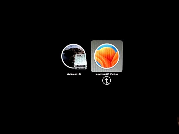 Select "Install macOS Ventura" or corresponding macOS installer