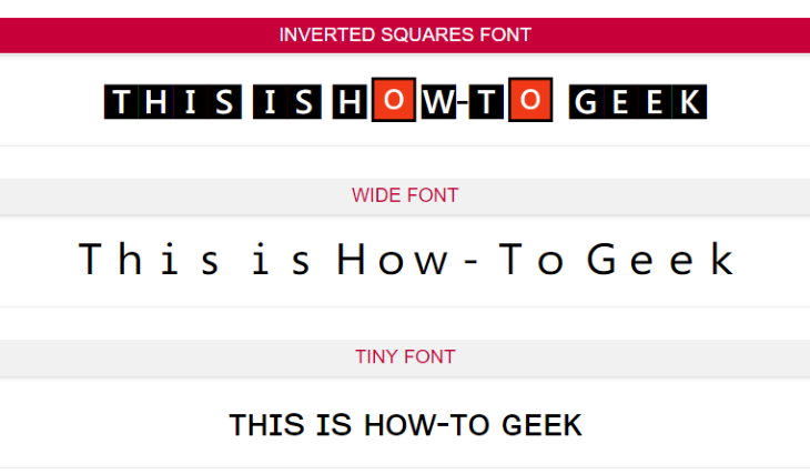 A font generator.