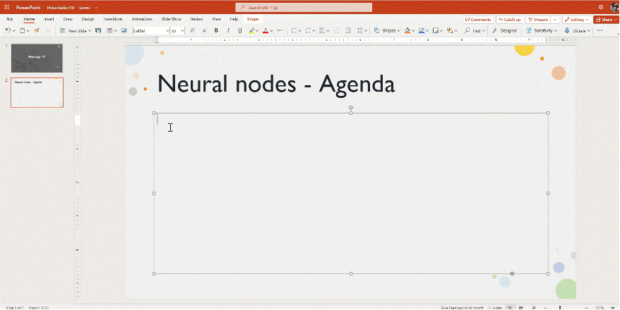 PowerPoint automatic bullets