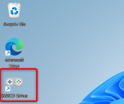 Locate and open the SWICD Driver icon located on the desktop