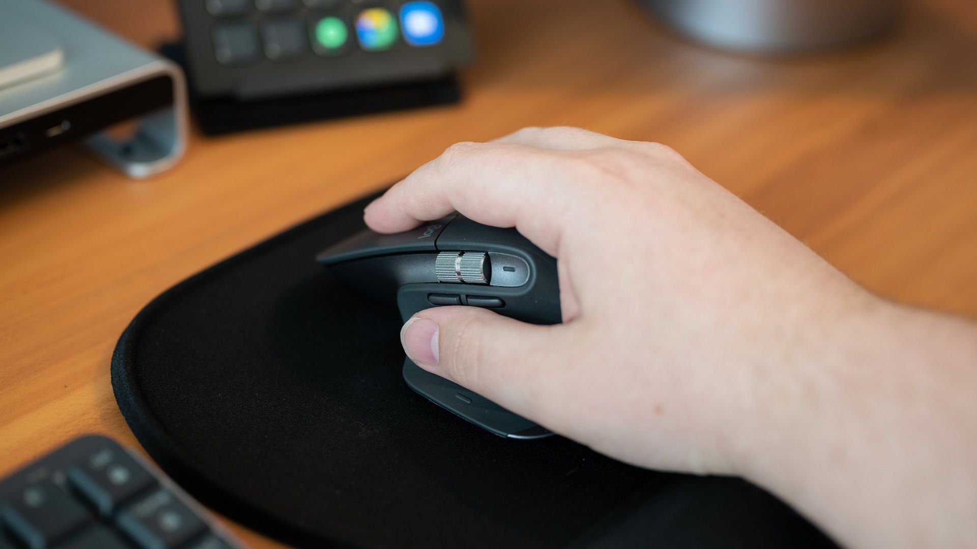 Hand Resting on Mouse