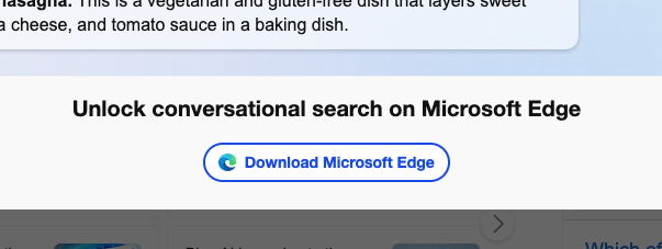 Unlock conversational search on Microsoft Edge