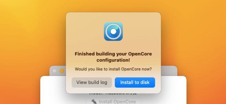 Install OpenCore to your main drive