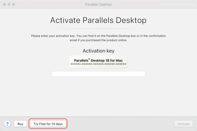 parallels desktop free trial