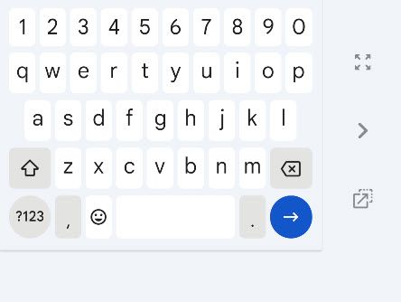 Gboard one-handed mode.