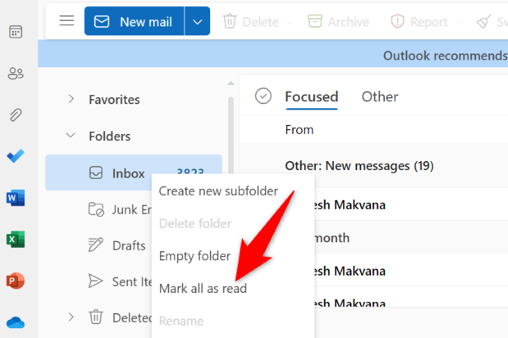 How To Mark All Emails As Read In Outlook