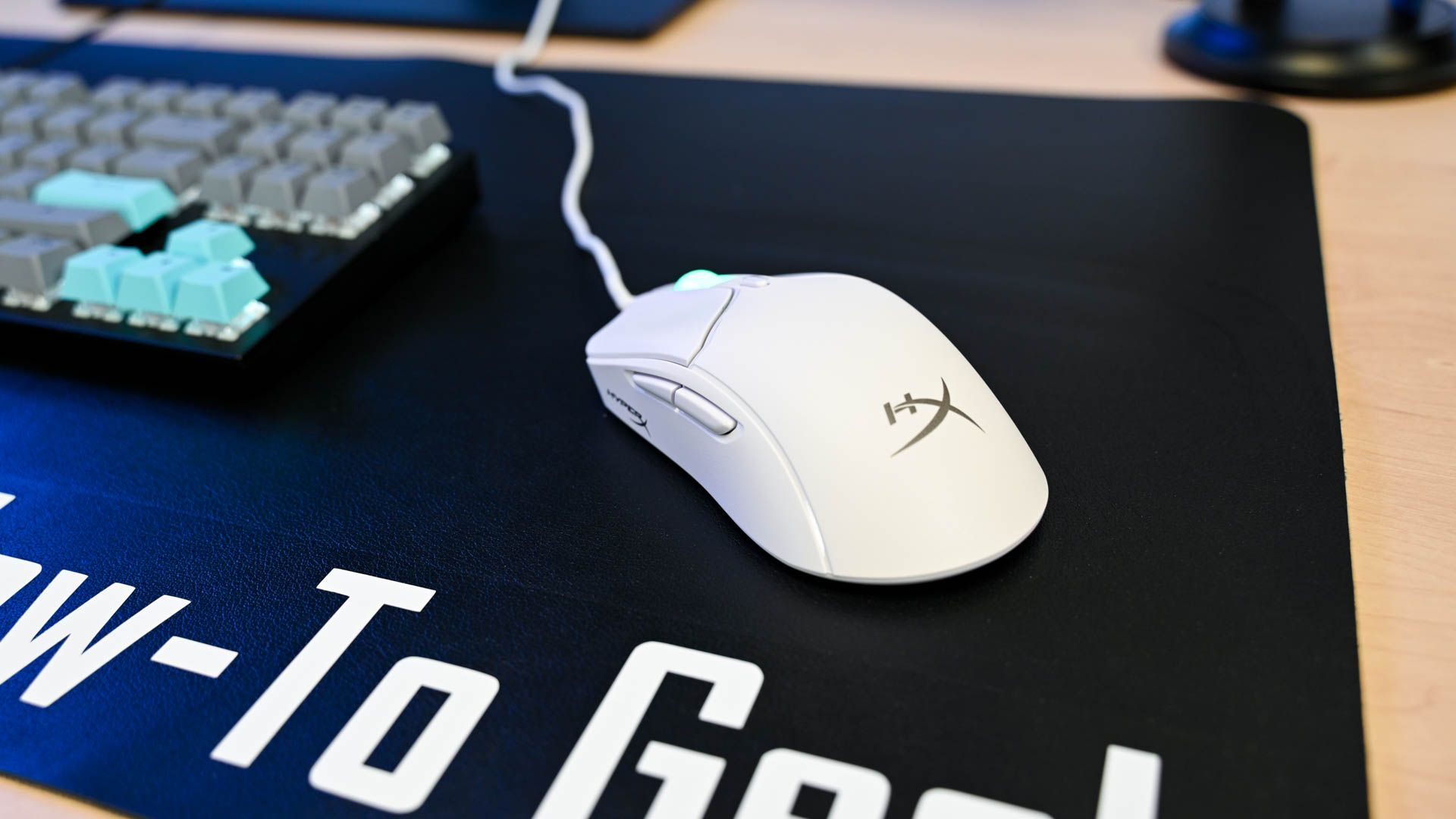 Angled view of the HyperX Pulsefire Haste 2