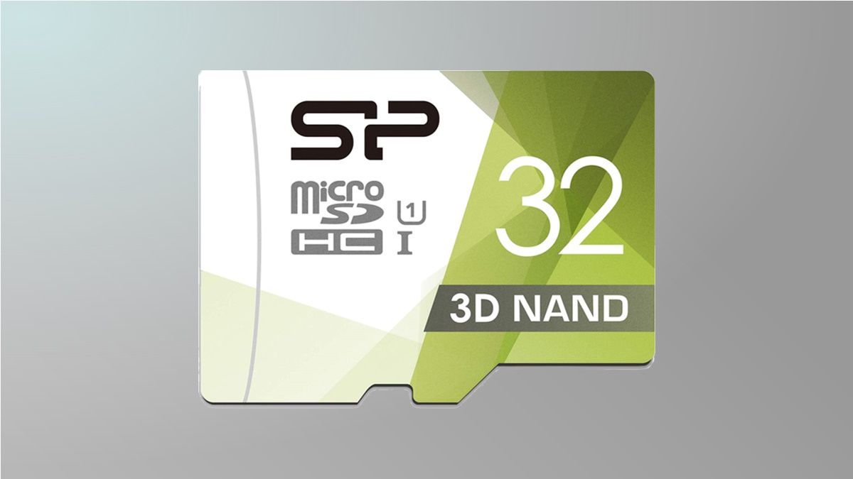 SP microsd sur fond gris