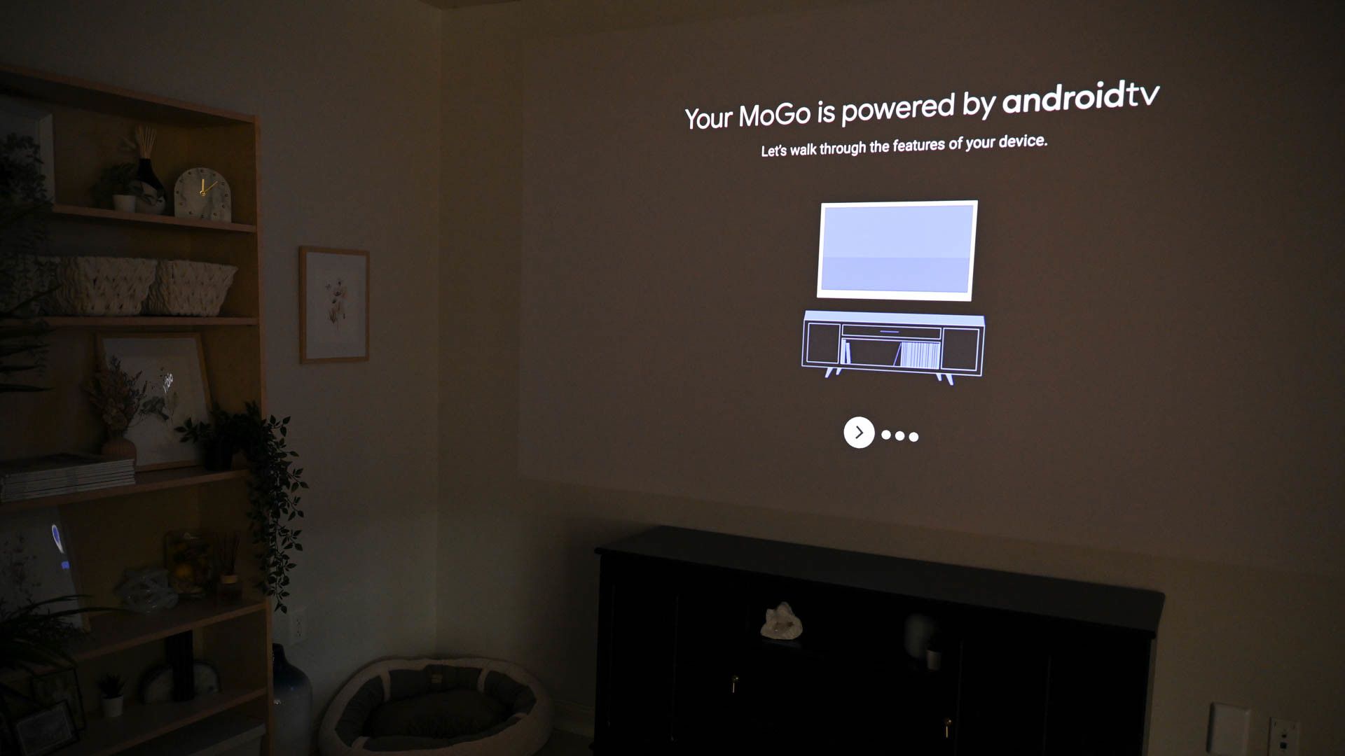 XGIMI MoGo 2 Pro setup screen