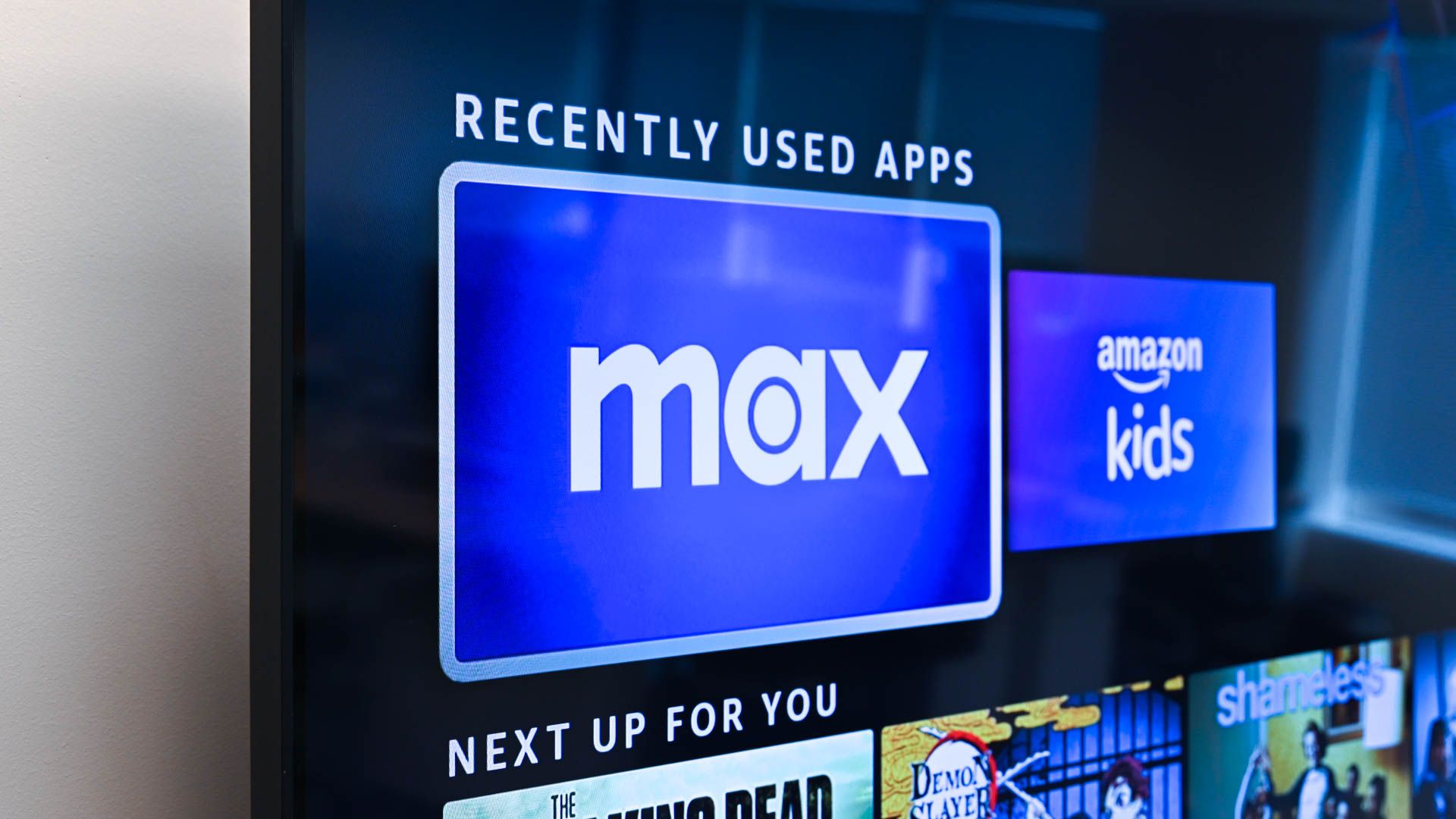 The Max app by HBO open on a smart tv