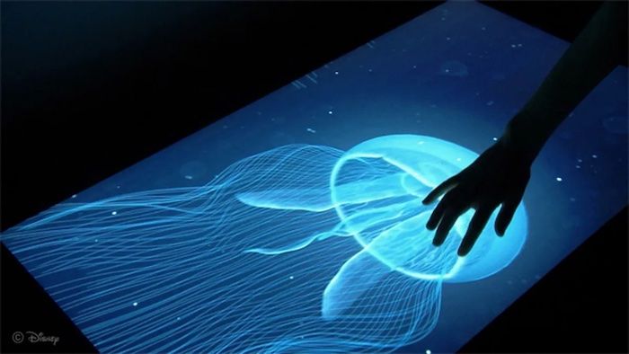 A tactile touch screen from Disney research.