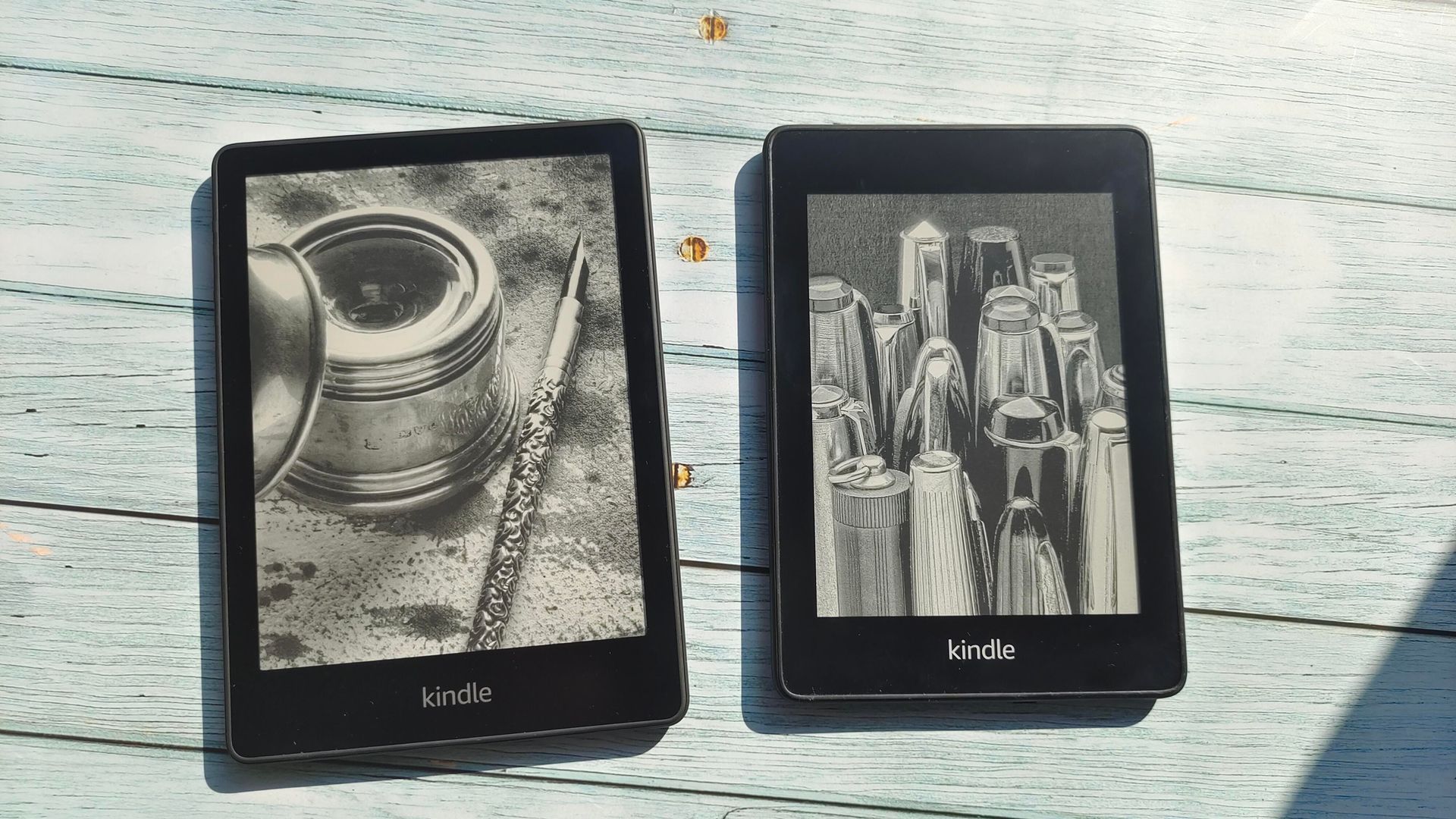 Kindle Paperwhite 11th Gen and Paperwhite 10th Gen side by side