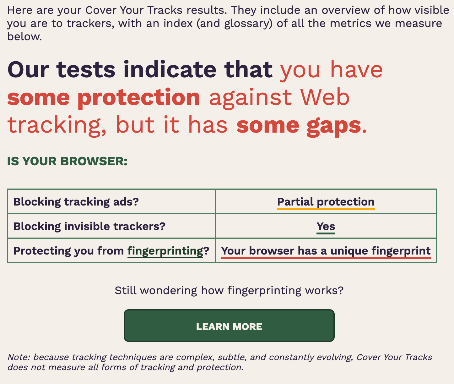 Epic browser has some privacy gaps with only default settings enabled