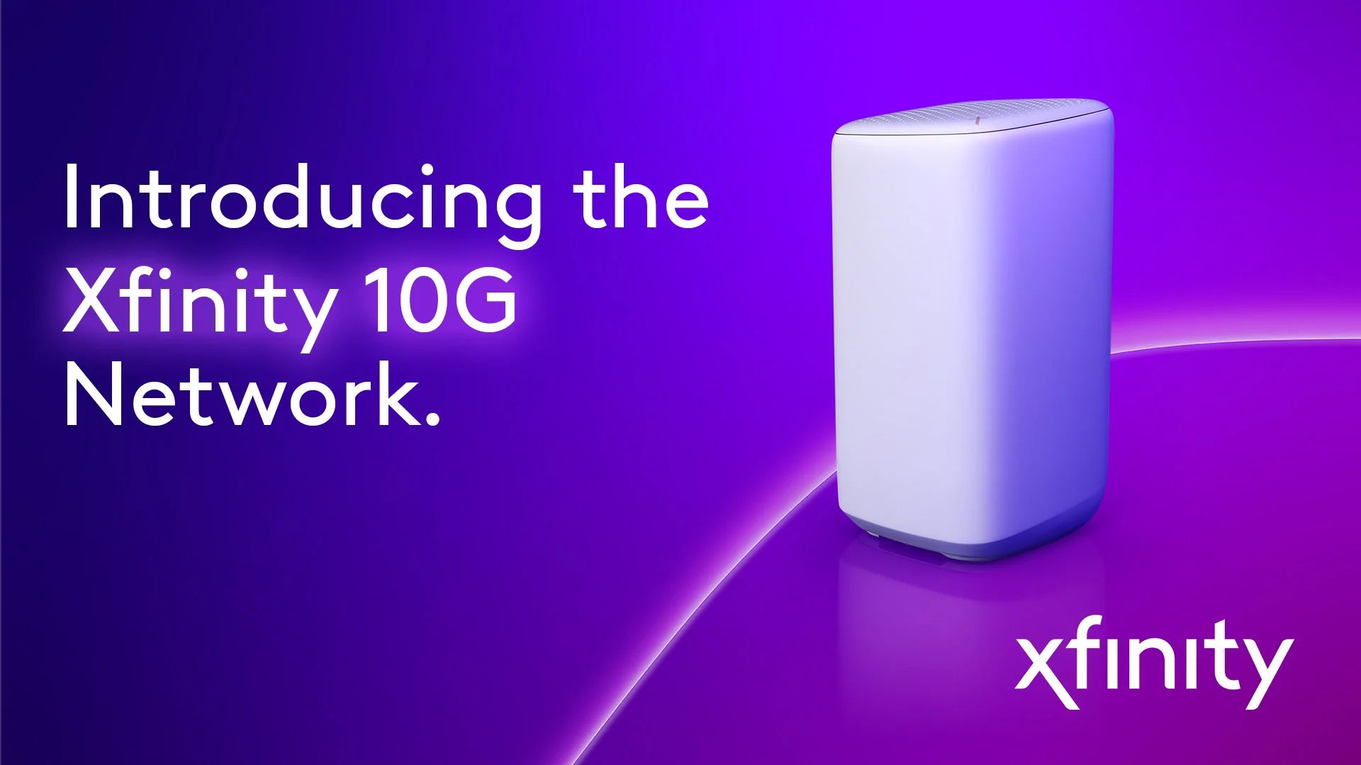 A promotional image for Xfinity 10G.