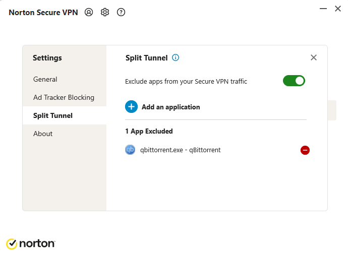 adding torrent client to VPN blacklist