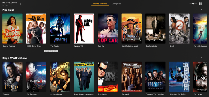 Stream movies and TV shows for free with Plex