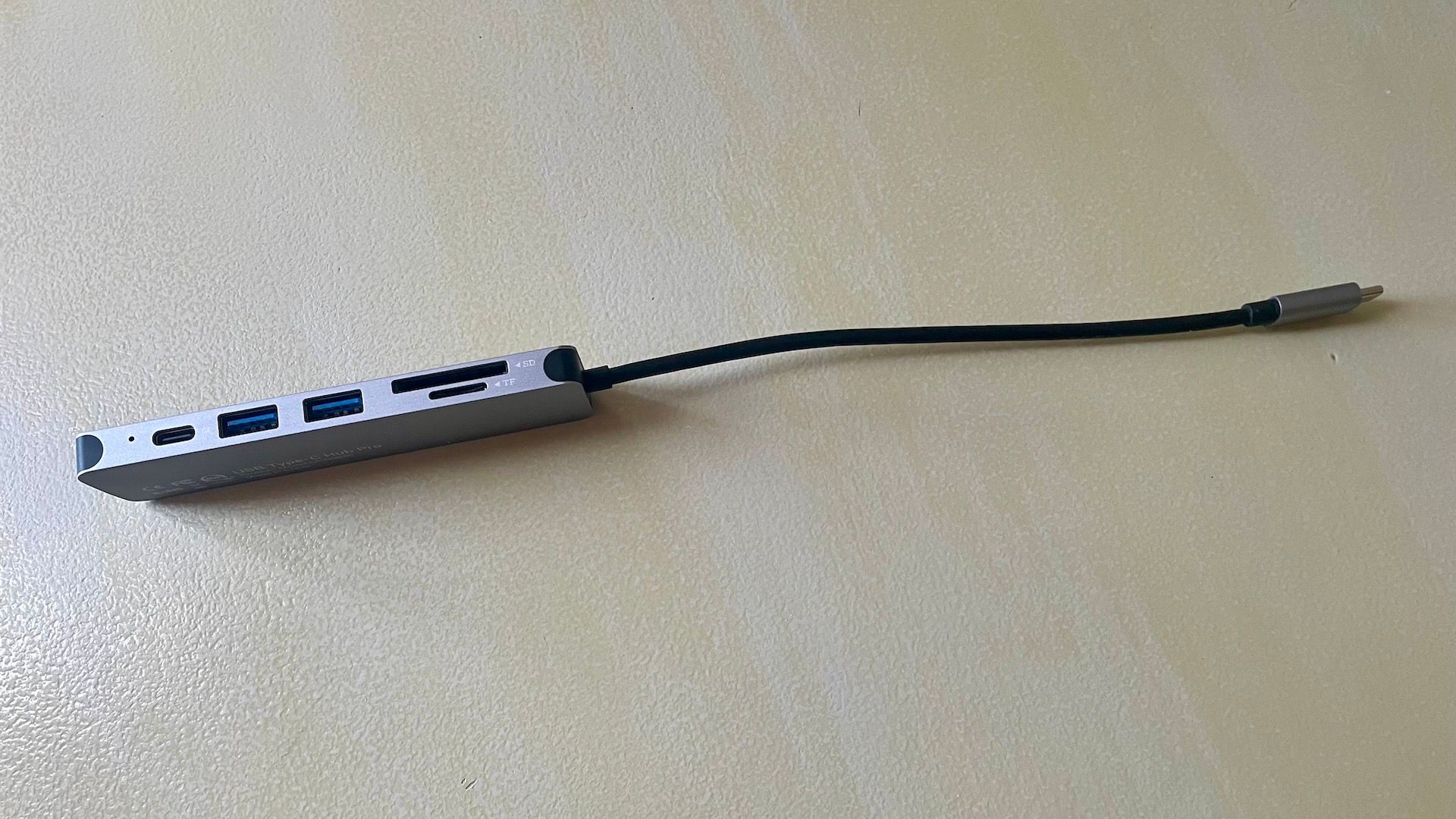 A side view of the Hiearcool USB-C adapter.
