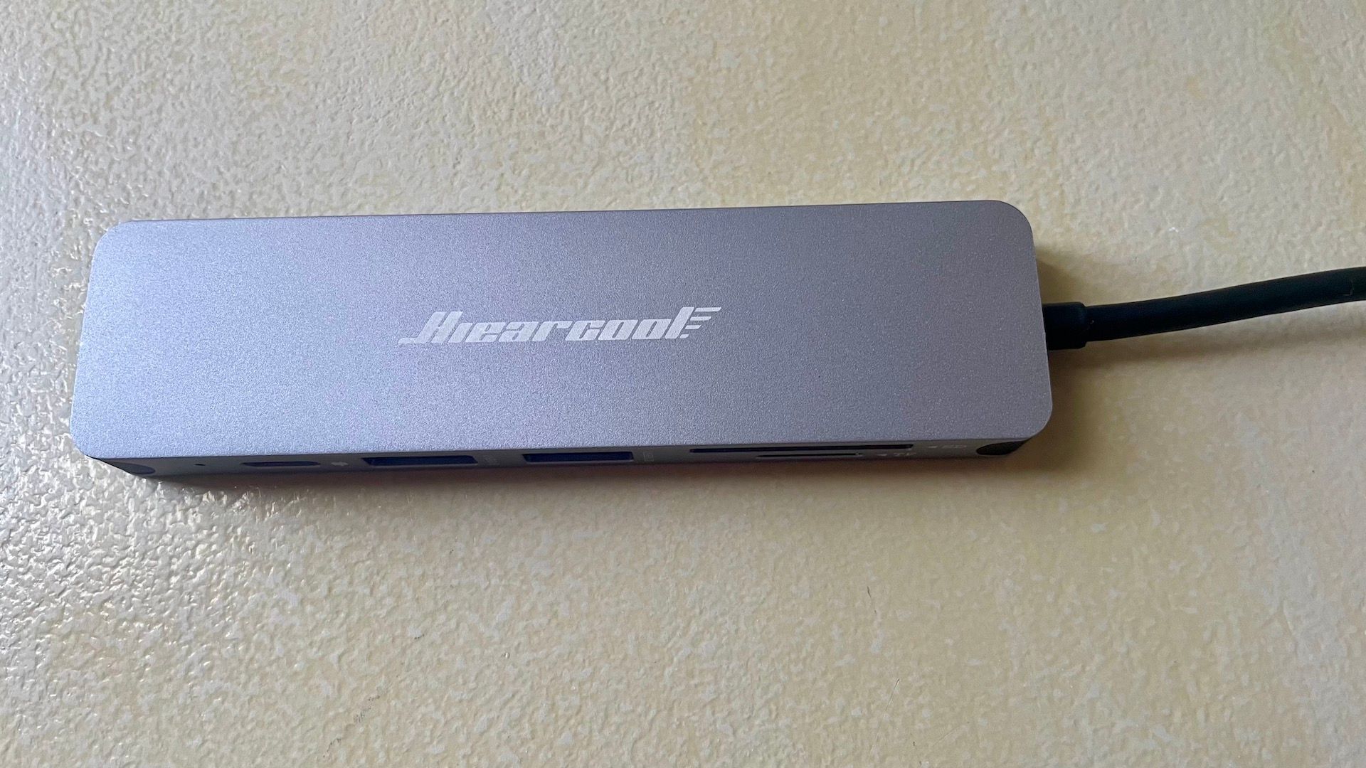 The top of the Hiearcool USB-C adapter.
