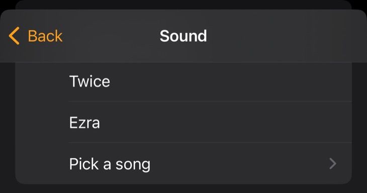 Pick any Apple Music song as an alarm or timer alert