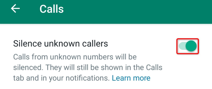 How To Silence Calls From Unknown Numbers On WhatsApp