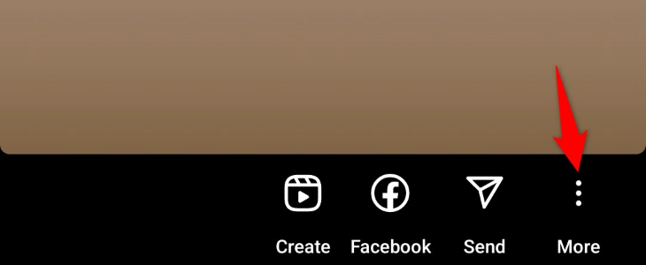 Choose the three dots in the bottom-right corner.