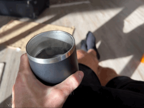 Live Photo converted to GIF using Shortcuts on iPhone