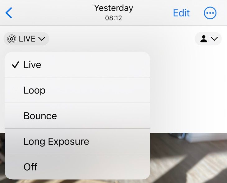 Choose between Live, Loop, and Bounce