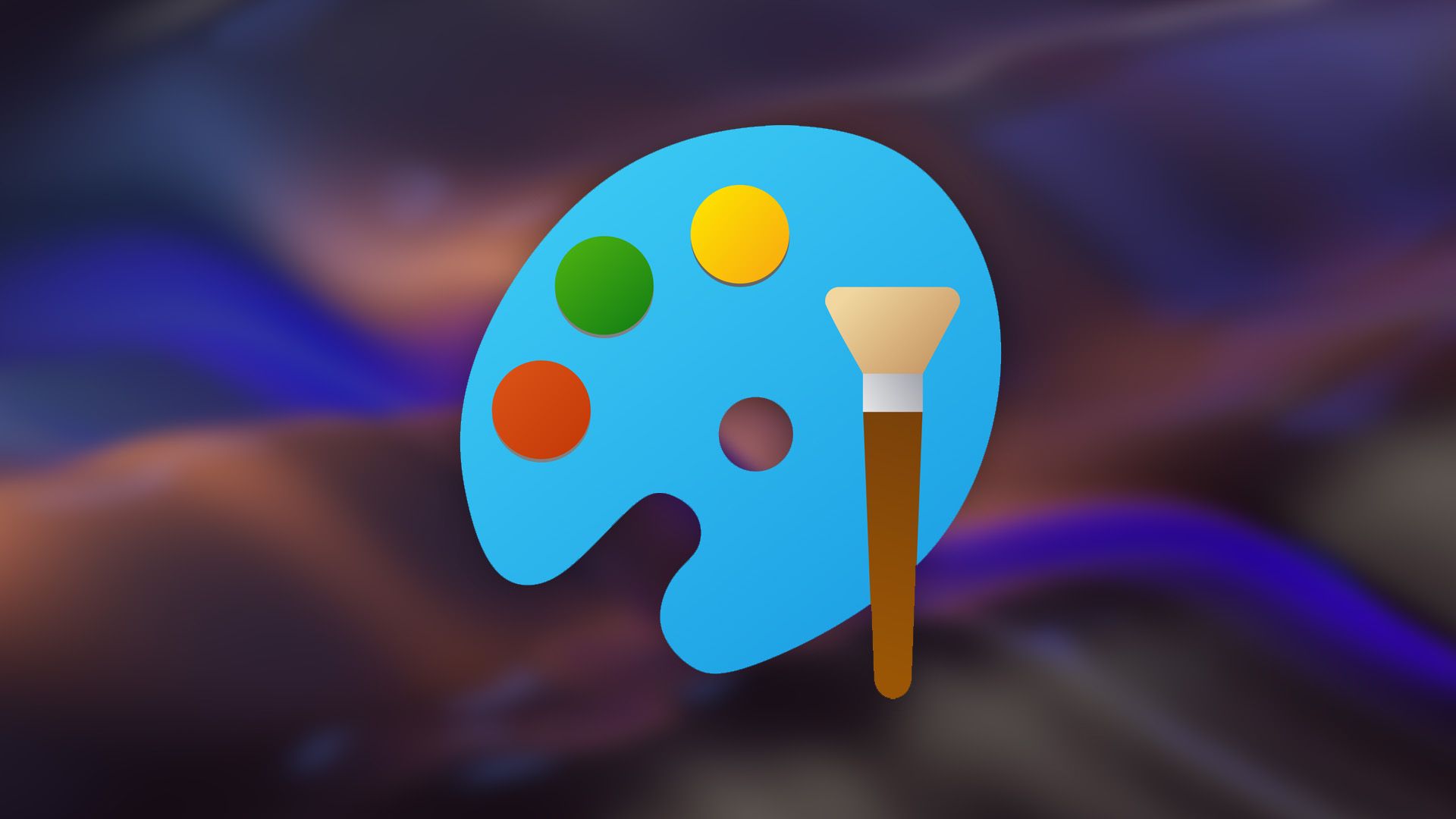 Microsoft Paint logo.