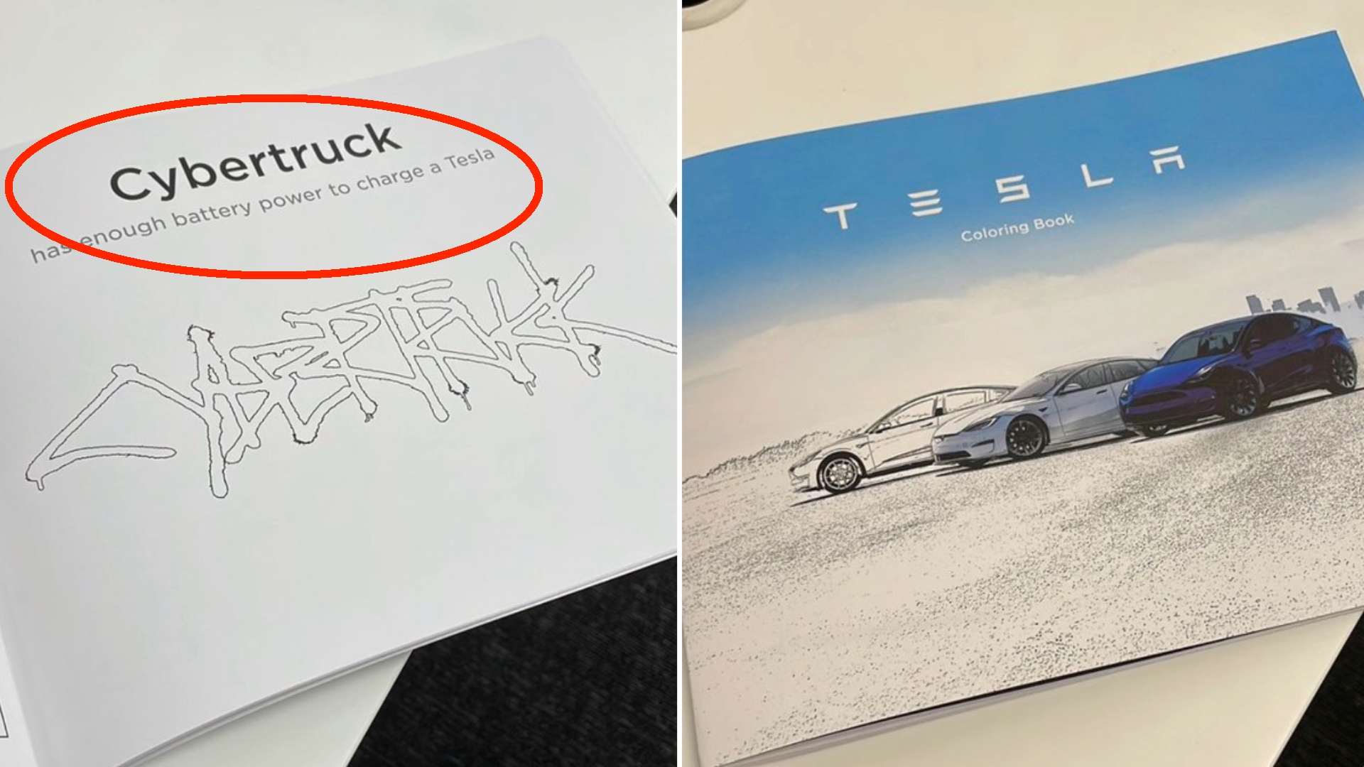 Tesla coloring book confirms bidirectional charging.