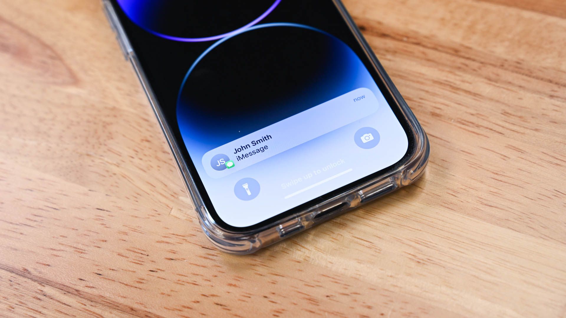 iMessage Notification on an iPhone.