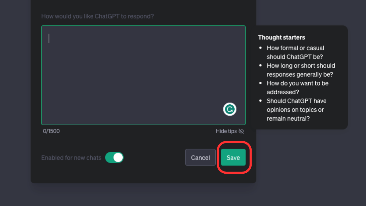 Build A Personal AI Assistant With ChatGPT's Custom Instructions