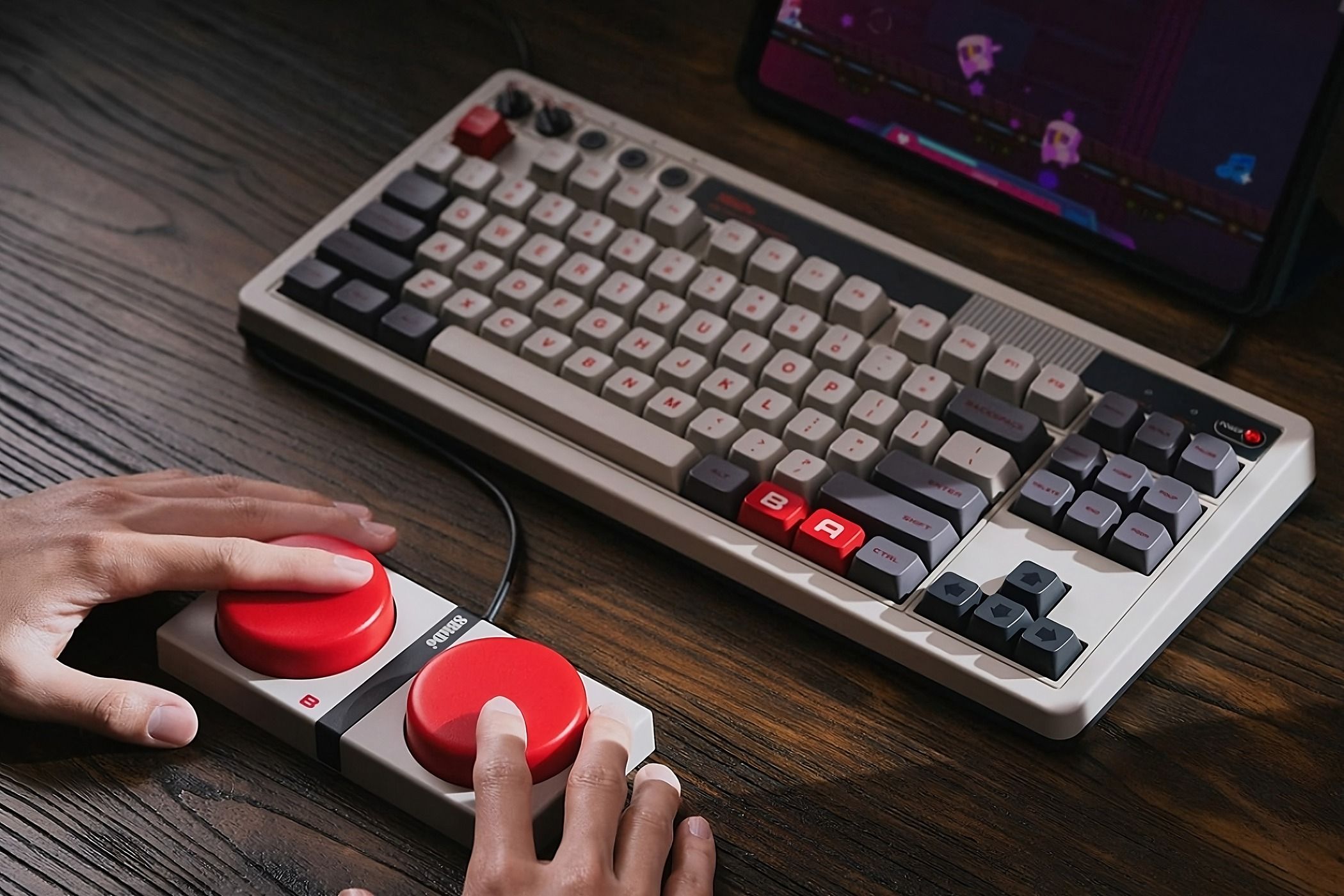 8bitdo is Launching an NES-Inspired Mechanical Keyboard