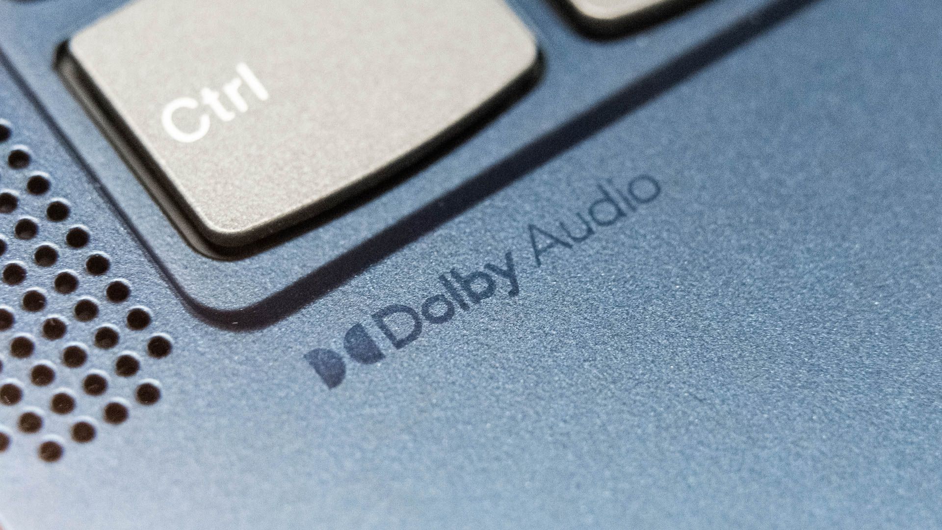 Dolby Audio branding on the Lenovo Flex 5i 14