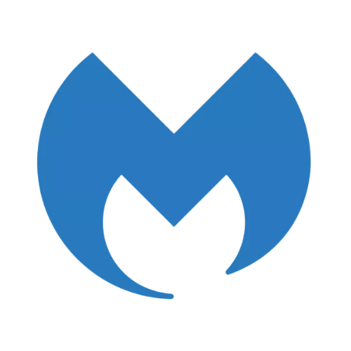 Logo Malwarebytes sur fond transparent