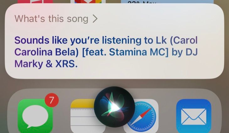 Invoke Shazam using Siri on iPhone