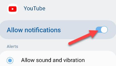 Turn off notifications.