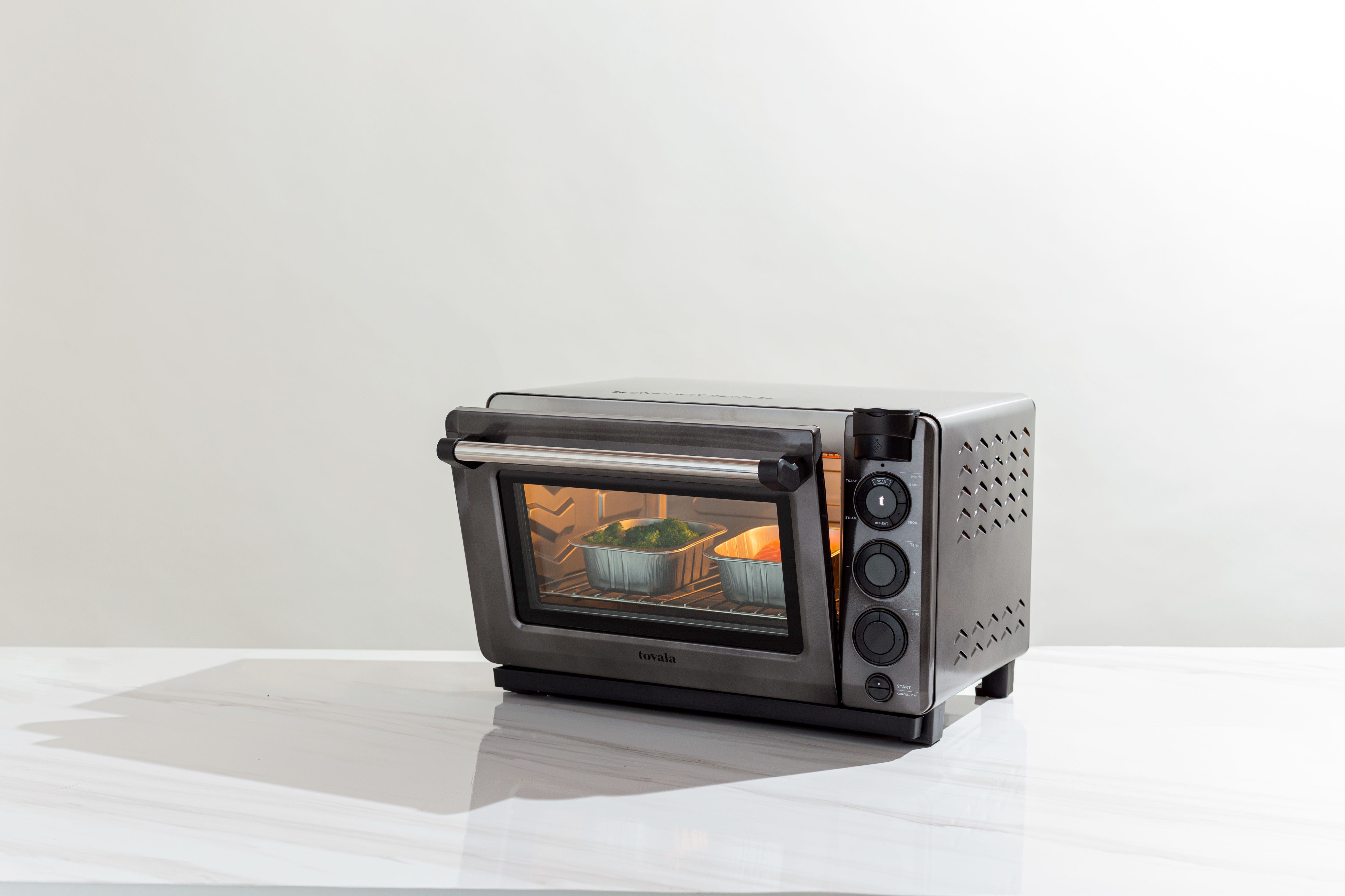 Tovala Smart Oven and Meal Plan Review Scan a Bar Code, Press Start