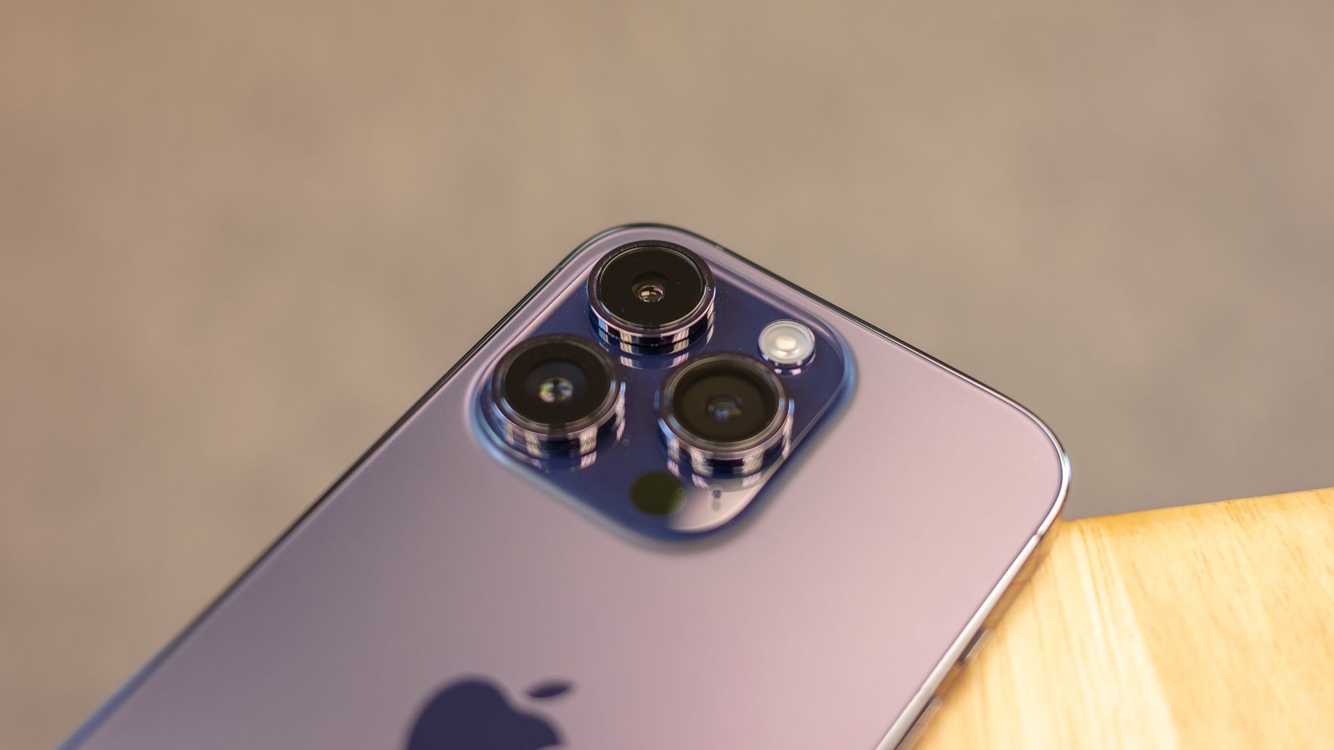 The camera array on an iPhone