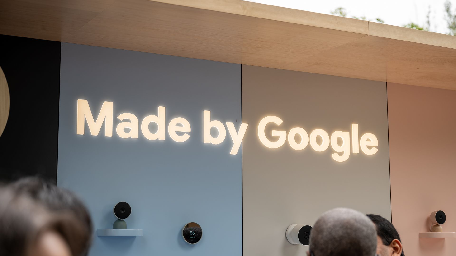 Made by Google sign at Google I/O