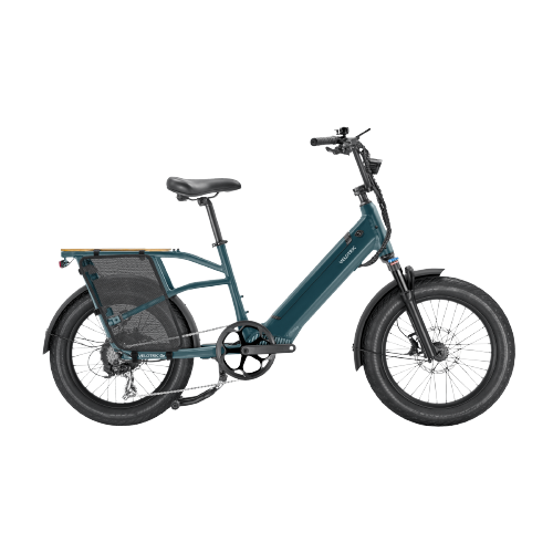 Side view of Velotric Go 1 in green