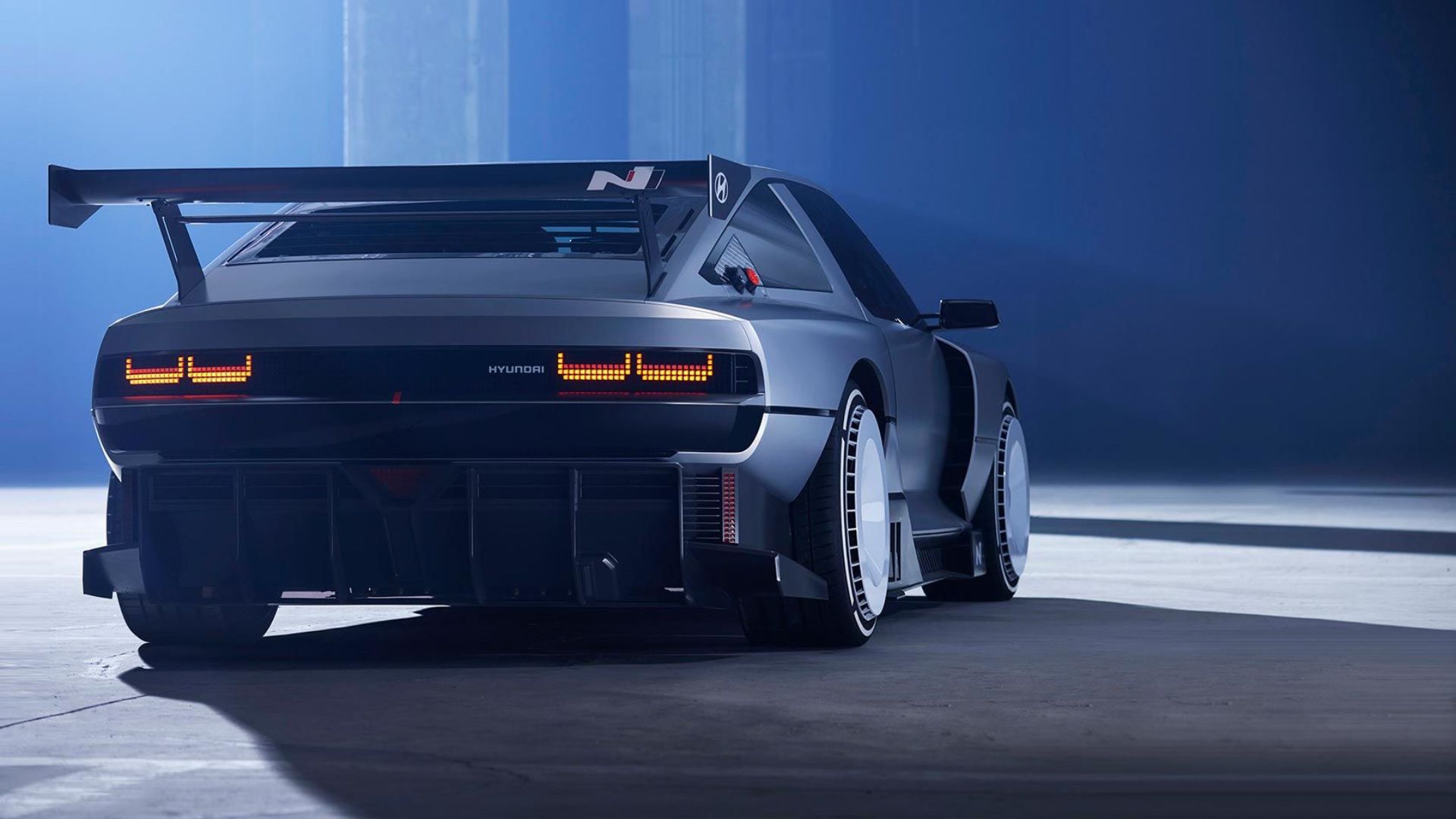 Hyundai's N-Vision 74 concept hydrogen electric vehicle.