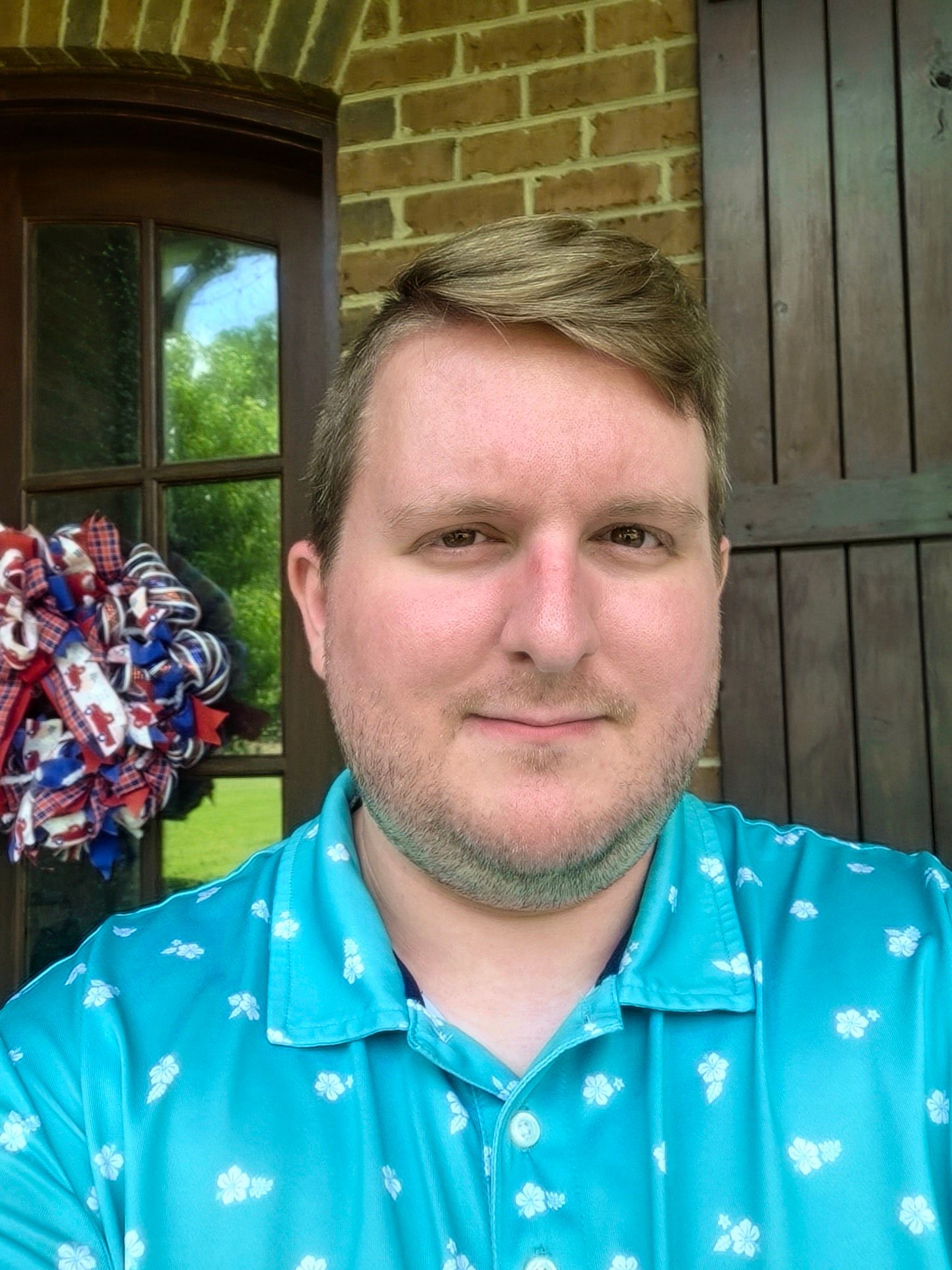Internal selfie camera shot on the Samsung Galaxy Z Fold 5