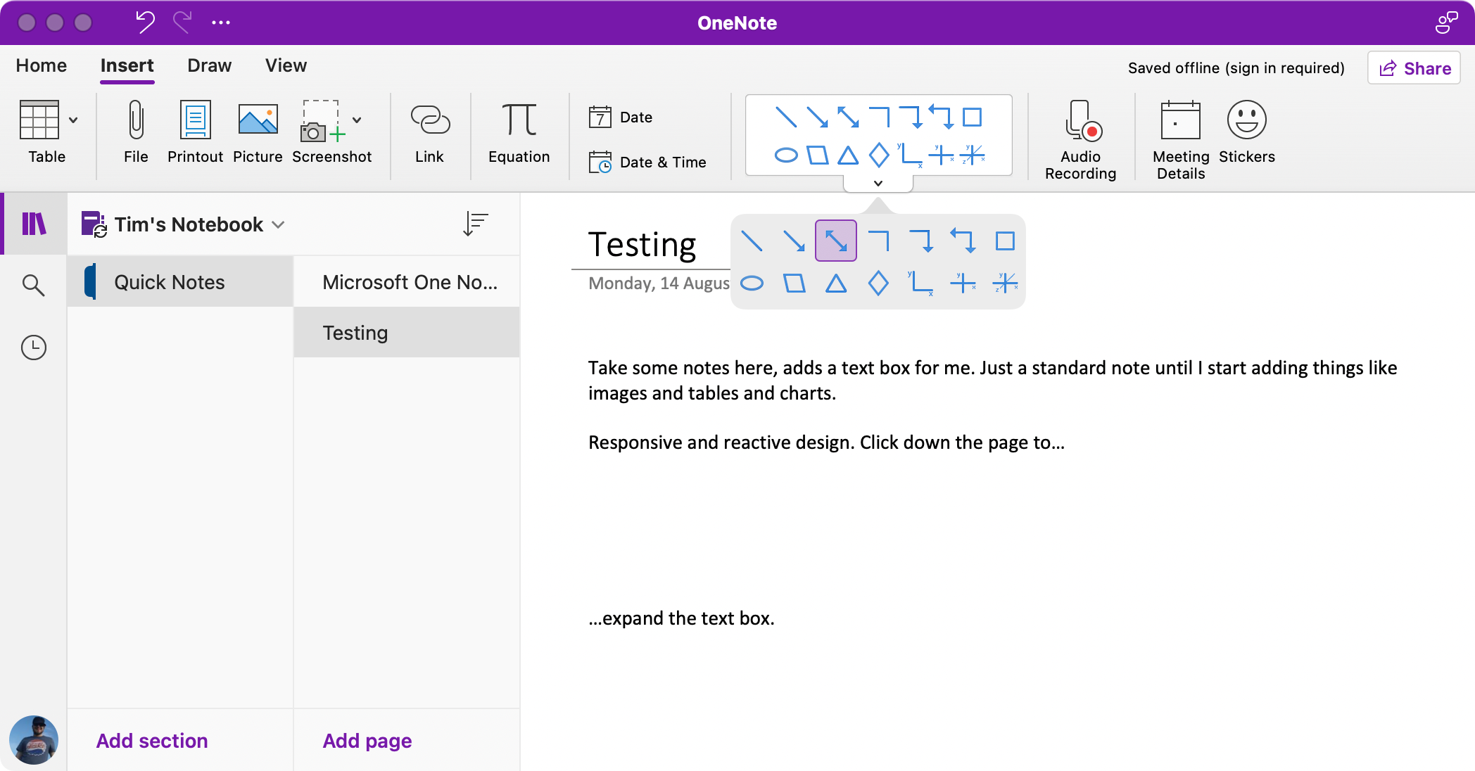 OneNote for Mac