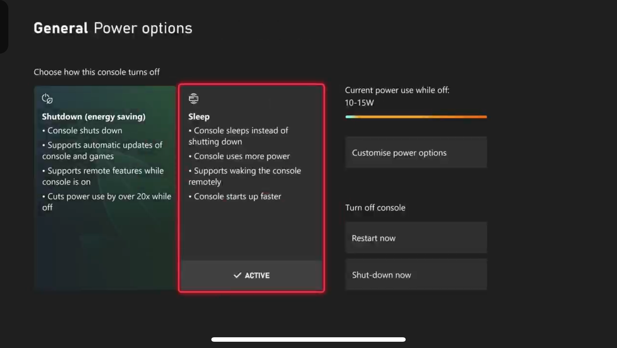 Enable Sleep mode on your Xbox to use Discord