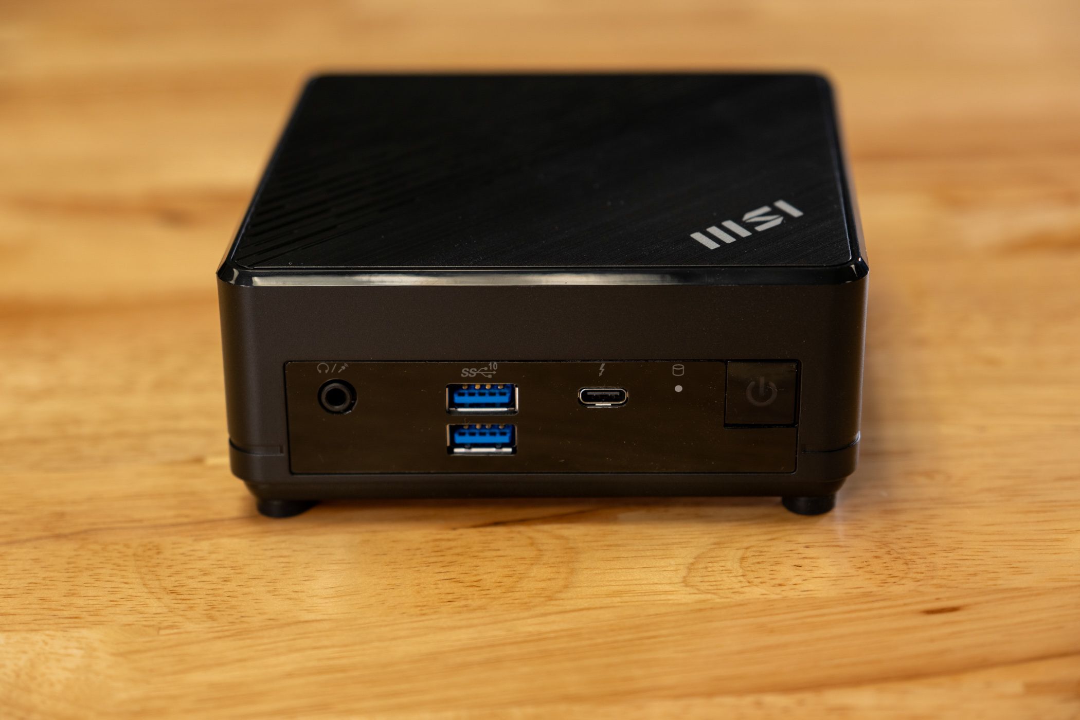 Front of the MSI Cube 5 12M mini PC