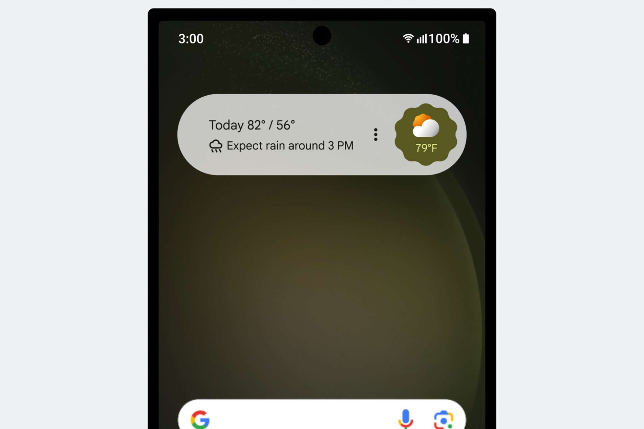 The Assistant At a Glance widget with a Material You redesign.