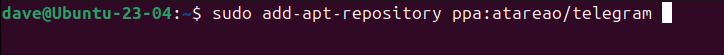 Adding a repository to Ubuntu Linux
