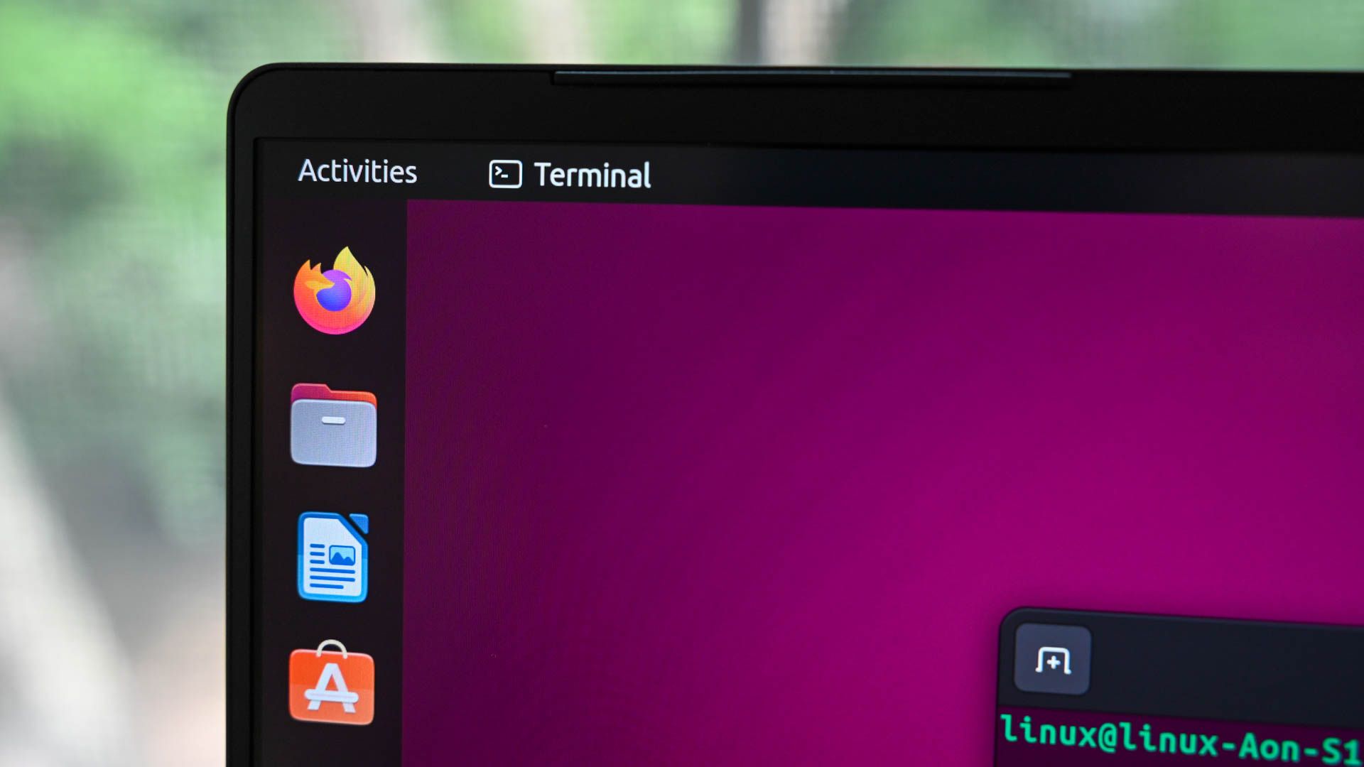 Linux Terminal open on Ubuntu. 
